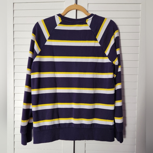 GUESS Crewneck Sweater - Navy, White, and Yellow - Picture 2 of 2